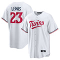 Yuxns M.Twins #23 Royce Lewis Player White Home Game Stitched Jerseys