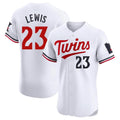 Yuxns M.Twins #23 Royce Lewis Player White Home Limited Elite Stitched Jerseys