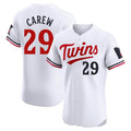 Yuxns M.Twins #29 Rod Carew Player White Home Limited Elite Stitched Jerseys