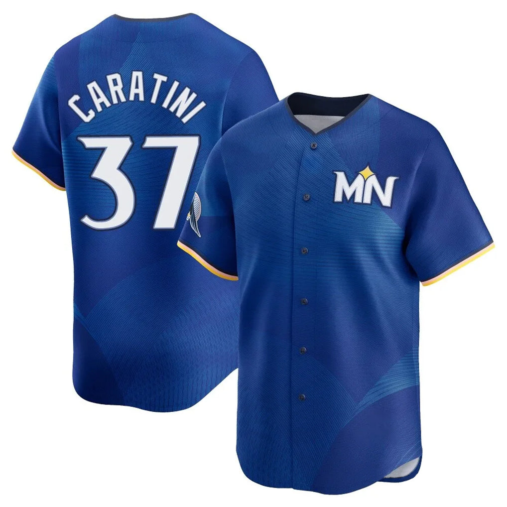 Yuxns M.Twins #37 Victor Caratini Player Royal City Connect Limited Home Stitched Jerseys
