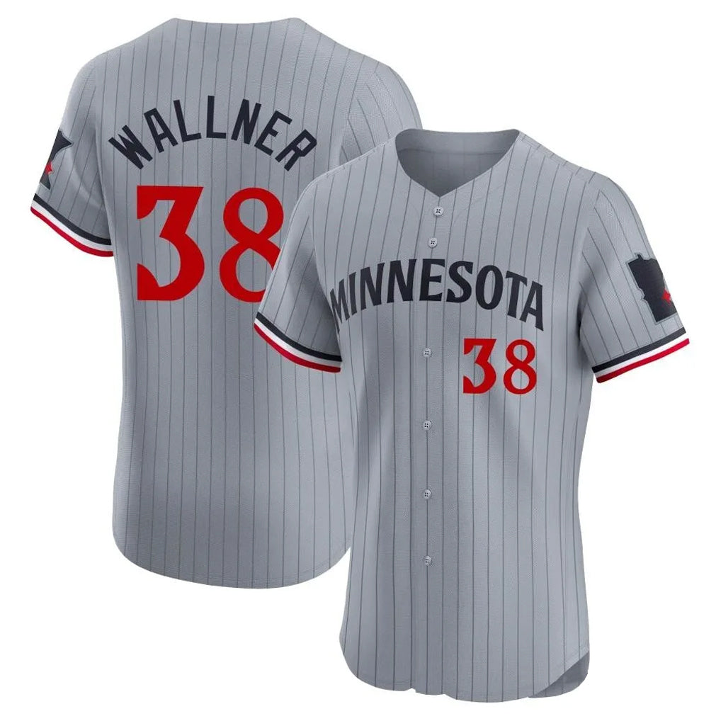 Yuxns M.Twins #38 Matt Wallner Player Gray Home Limited Elite Stitched Jerseys