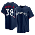 Yuxns M.Twins #38 Matt Wallner Player Navy Replica Alternate Home Stitched Jerseys
