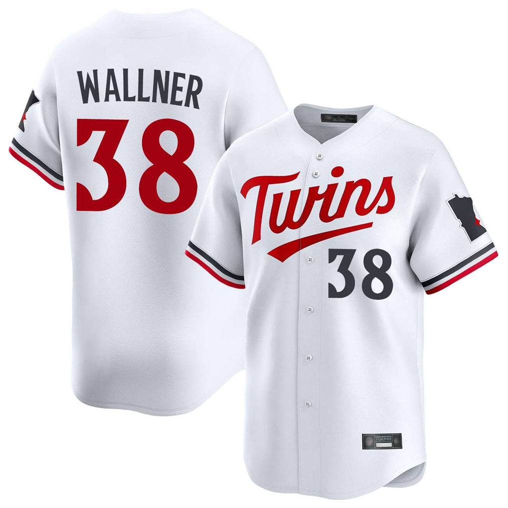 Yuxns M.Twins #38 Matt Wallner Player White Home Limited Elite Stitched Jerseys