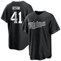 Yuxns M.Twins #41 Joe Ryan Player Black Home Game Stitched Jerseys