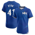 Yuxns M.Twins #41 Joe Ryan Player Royal City Connect Limited Elite Home Stitched Jerseys