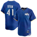 Yuxns M.Twins #41 Joe Ryan Player Royal City Connect Limited Home Stitched Jerseys