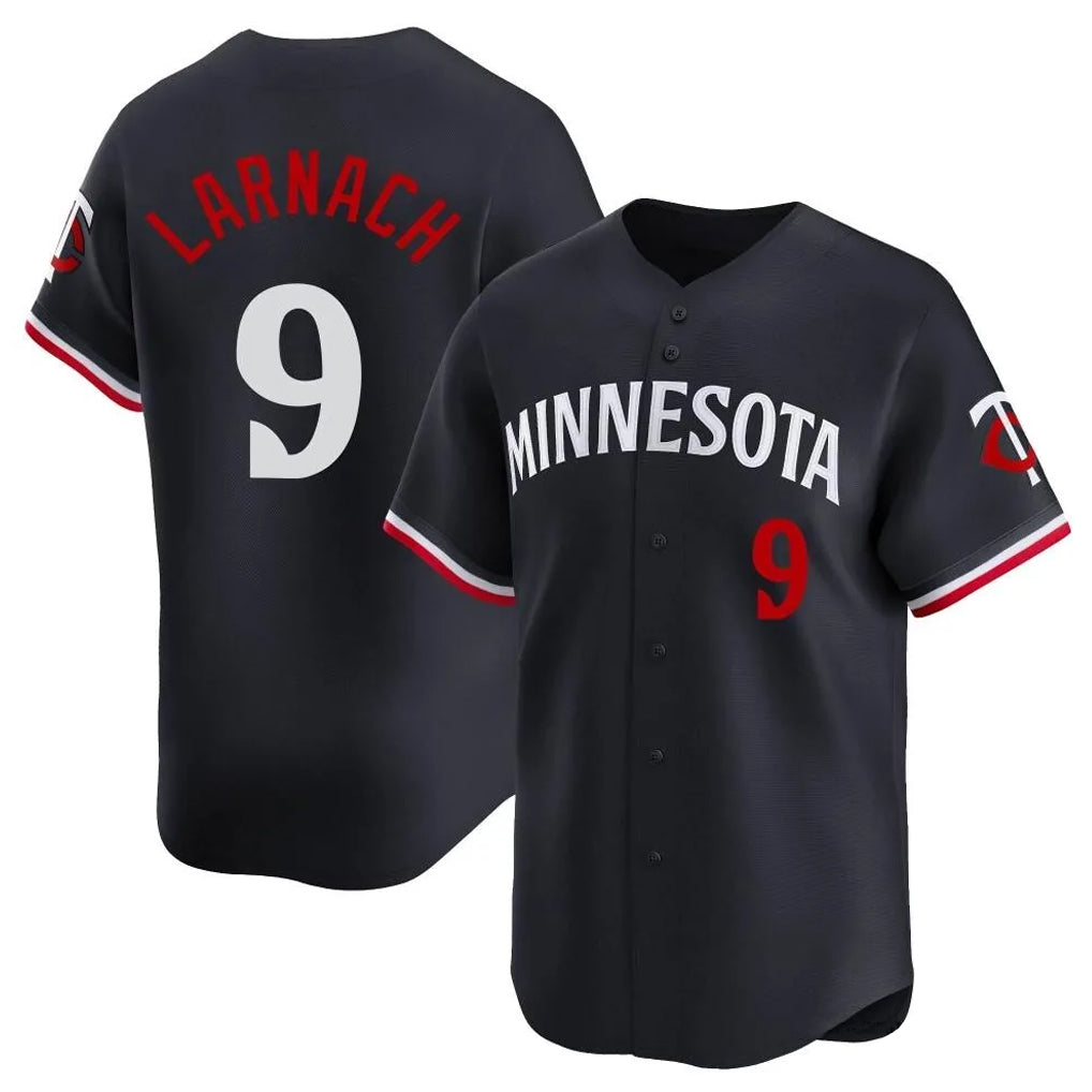 Yuxns M.Twins #9 Trevor Larnach Player Navy Home Limited Stitched Jerseys