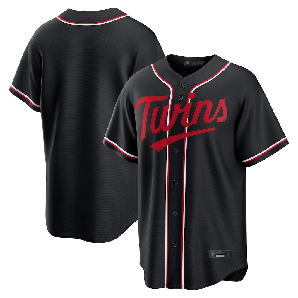 Yuxns M.Twins ## Twins Blank Player Black Fashion Out Home Limited Stitched Jerseys