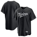 Yuxns M.Twins ## Twins Blank Player Black Home Game Stitched Jerseys