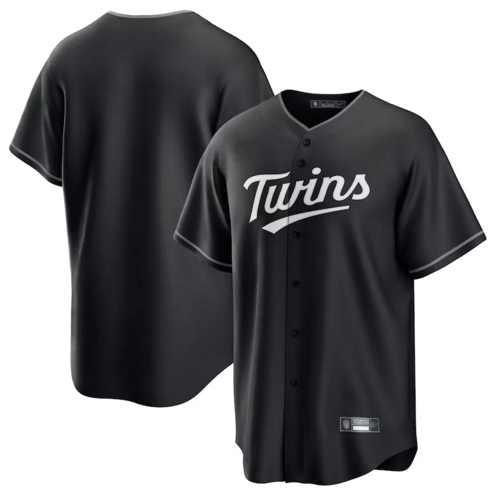 Yuxns M.Twins ## Twins Blank Player Black Home Game Stitched Jerseys