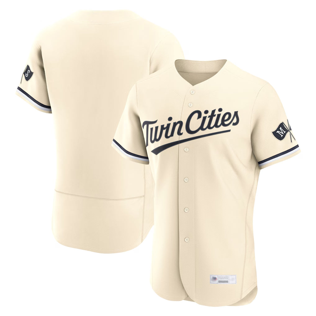Yuxns M.Twins ## Twins Blank Player Cream Home Limited Elite Stitched Jerseys