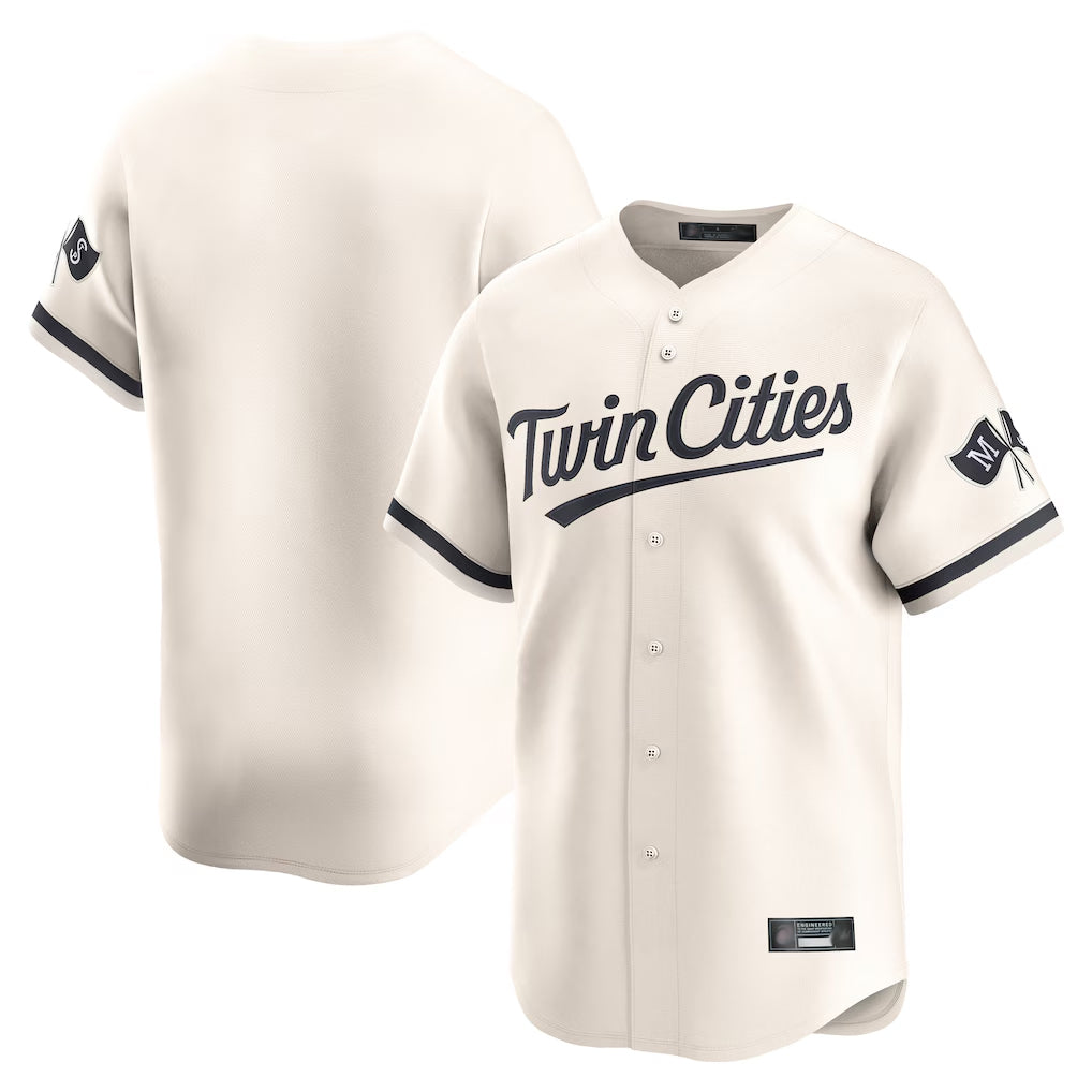 Yuxns M.Twins ## Twins Blank Player Cream Home Limited Stitched Jerseys