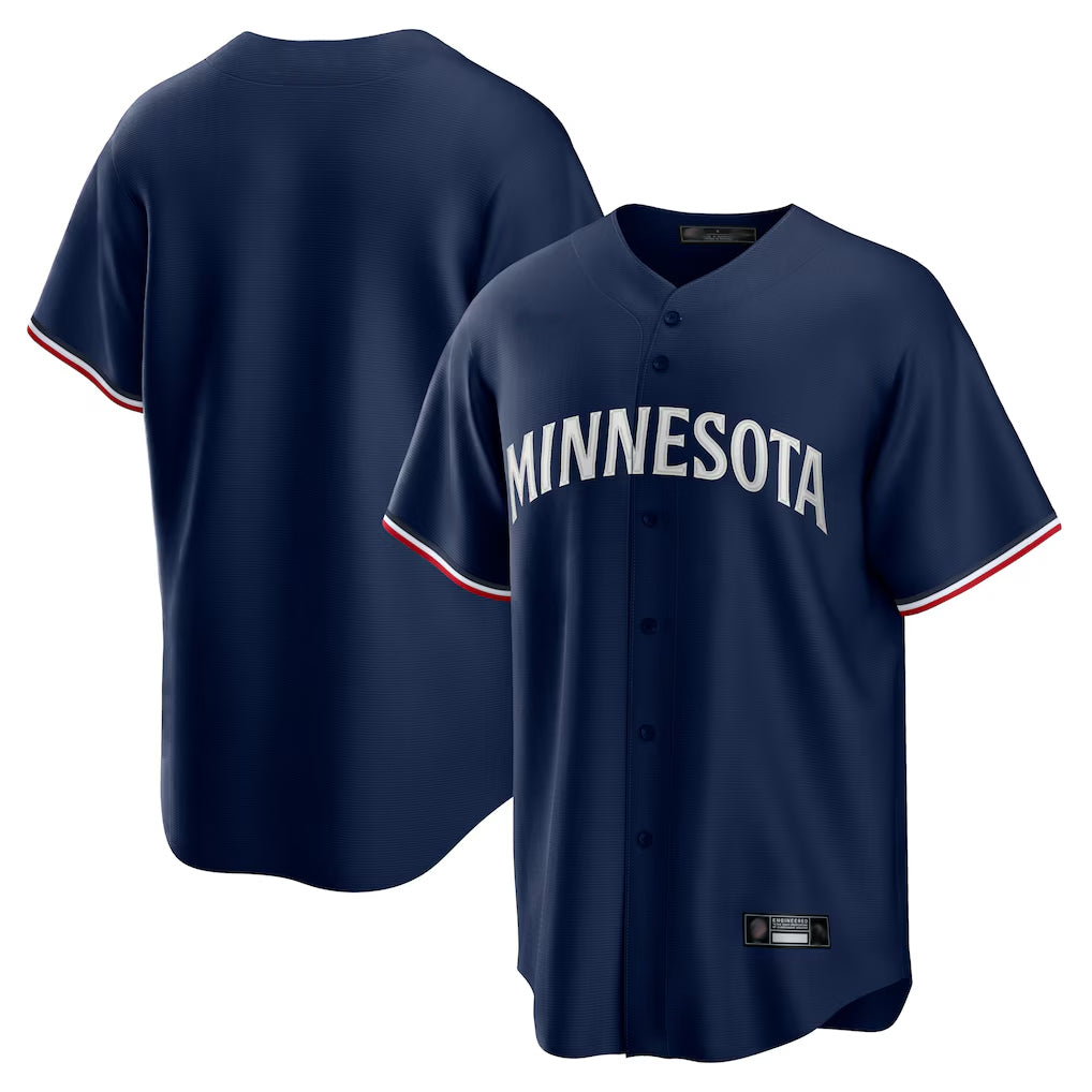 Yuxns M.Twins ## Twins Blank Player Navy Replica Alternate Home Stitched Jerseys