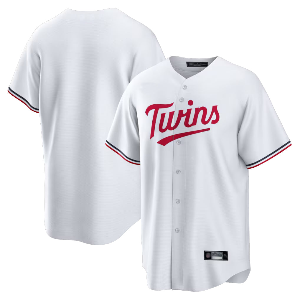 Yuxns M.Twins ## Twins Blank Player White Home Game Stitched Jerseys