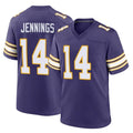 Yuxns M.Vikings #14 Jauan Jennings Player Purple Classic Home Game Stitched Jerseys