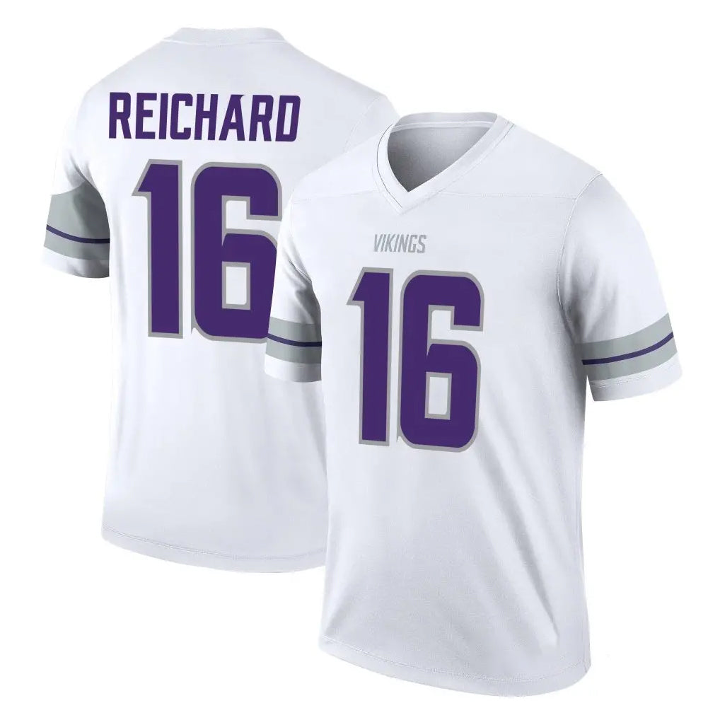Yuxns M.Vikings #16 Will Reichard Player White Alternate Legend Home Game Stitched Jerseys