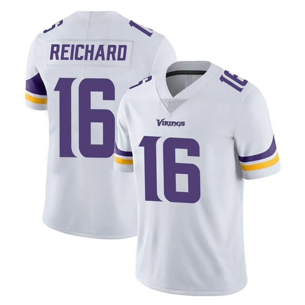 Yuxns M.Vikings #16 Will Reichard Player White Limited Vapor Untouchable Home Game Stitched Jerseys