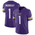 Yuxns M.Vikings #1 Kyler Murray Player Purple Limited Vapor Untouchable Home Game Stitched Jerseys