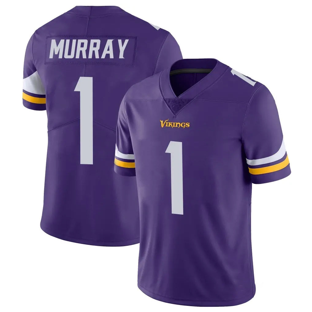 Yuxns M.Vikings #1 Kyler Murray Player Purple Limited Vapor Untouchable Home Game Stitched Jerseys