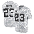 Yuxns M.Vikings #23 James Pierre Player Arctic Camo Salute To Service Limited Game Stitched Jerseys