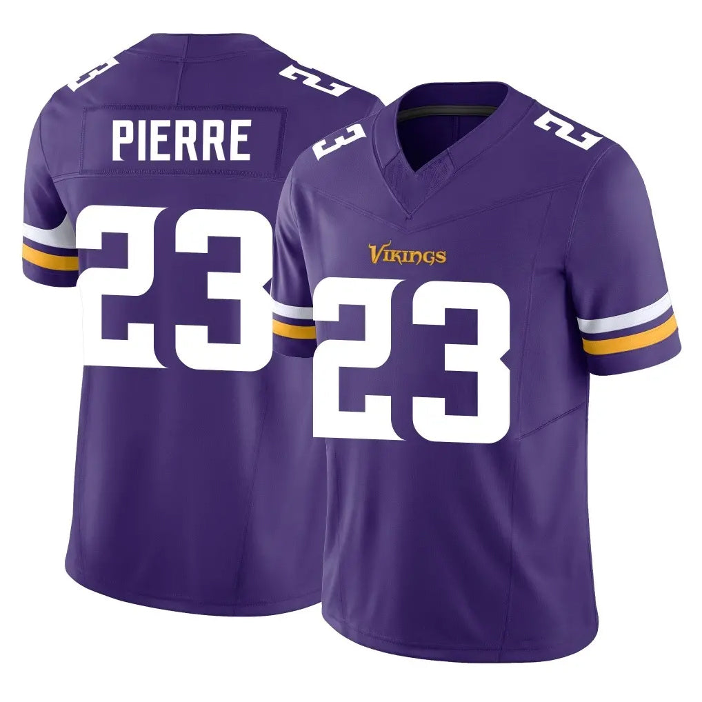 Yuxns M.Vikings #23 James Pierre Player Purple Limited Vapor F.U.S.E. Home Game Stitched Jerseys