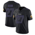 Yuxns M.Vikings #27 Jordan Mason Player Black Impact LImited Home Game Stitched Jerseys