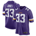 Yuxns MN.Vikings #33 Aaron Jones Purple Game Player Jersey Stitched American Stitched Jerseys