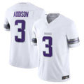 Yuxns MN.Vikings #3 Jordan Addison White Alternate Vapor F.U.S.E. Limited Jersey American Stitched Jerseys