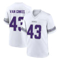 Yuxns M.Vikings #43 Andrew Van Ginkel Player White Alternate Home Game Stitched Jerseys