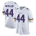 Yuxns M.Vikings #44 Josh Metellus Player White Home Game Stitched Jerseys
