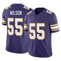 Yuxns M.Vikings #55 Eric Wilson Player Purple Limited Classic Vapor F.U.S.E. Home Game Stitched Jerseys