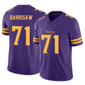 Yuxns M.Vikings #71 Christian Darrisaw Player Purple Limited Alternate Vapor F.U.S.E. Home Game Stitched Jerseys