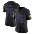 Yuxns M.Vikings #75 Brian O'Neill Player Black Impact LImited Home Game Stitched Jerseys