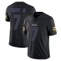 Yuxns M.Vikings #7 Byron Murphy Jr. Player Black Impact LImited Home Game Stitched Jerseys