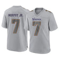 Yuxns M.Vikings #7 Byron Murphy Jr. Player Gray Atmosphere Fashion Home Game Stitched Jerseys