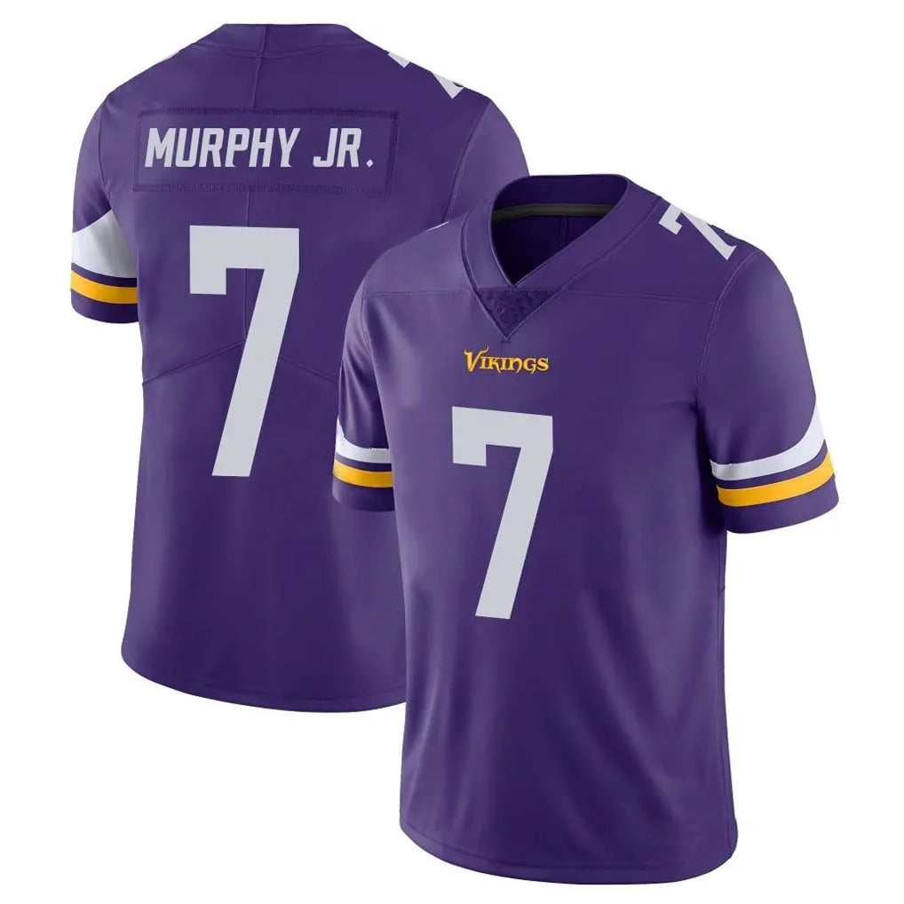 Yuxns M.Vikings #7 Byron Murphy Jr. Player Purple Limited Vapor Untouchable Home Game Stitched Jerseys