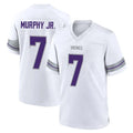 Yuxns M.Vikings #7 Byron Murphy Jr. Player White Alternate Home Game Stitched Jerseys