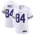 Yuxns MN.Vikings #84 Randy Moss White Alternate Retired Player Game Jersey American Stitched Jerseys