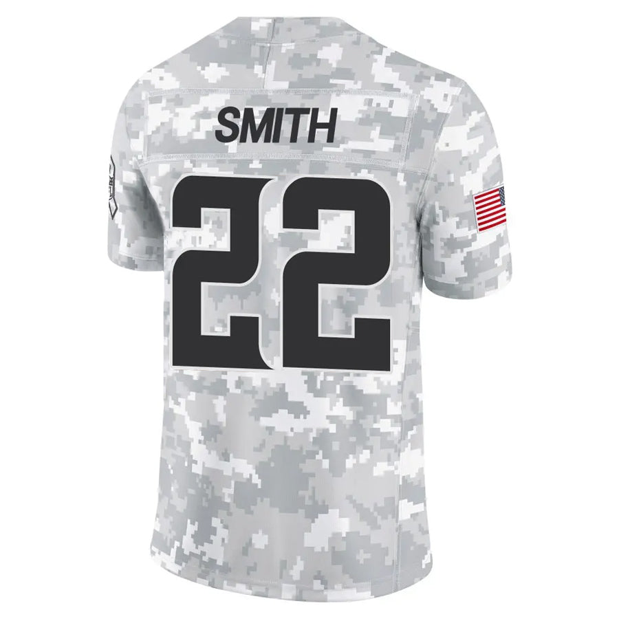 Yuxns MN.Vikings #22 Harrison Smith Player Arctic Camo Salute to Service Limited Stitched Jerseys