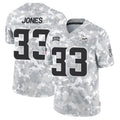Yuxns MN.Vikings #33 Aaron Jones Player Arctic Camo Salute to Service Limited Stitched Jerseys