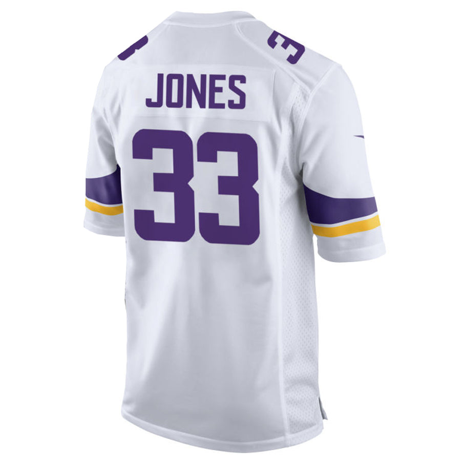 Yuxns MN.Vikings #33 Aaron Jones Player White Home Game Stitched Jerseys