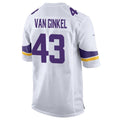Yuxns MN.Vikings #43 Andrew Van Ginkel Player Purple Home Game Stitched Jerseys
