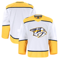 Yuxns N.Predators White Away Authentic Pro Jerseys