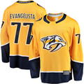 Yuxns N.Predators #77 Luke Evangelista Gold Premier Breakaway Player Jerseys