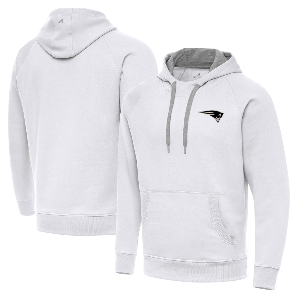 Yuxns NE.Patriots White Pullover Hoodies Limited Blank Player Stitched Jerseys