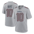 Yuxns NE.Patriots #10 Drake Maye Player Gray Fashion Limited Home Game Stitched Jerseys