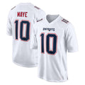 Yuxns NE.Patriots #10 Drake Maye Player White Fashion Limited Home Game Stitched Jerseys