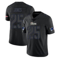 Yuxns NE.Patriots #25 Marcus Jones Player Black Impact LImited Home Game Stitched Jerseys