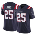 Yuxns NE.Patriots #25 Marcus Jones Player Navy Limited Vapor F.U.S.E. Home Game Stitched Jerseys