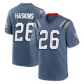Yuxns NE.Patriots #26 Hassan Haskins Player Blue Rivalries Collection Home Game Stitched Jerseys
